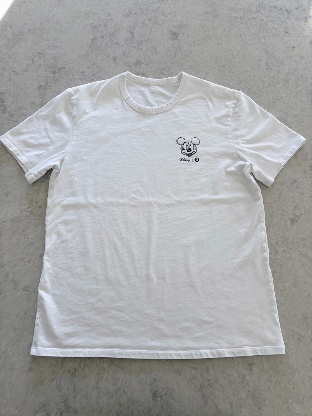 Disney x Lululemon Mickey Mouse T-Shirt - White / Size L